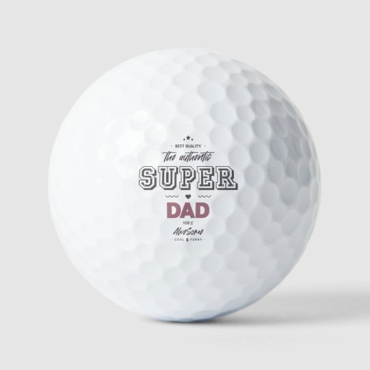 De authentieke supervader golfballen (Voorkant)