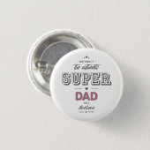 De authentieke supervader ronde button 3,2 cm (Voorkant /achterkant)