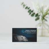 De Auto die van de Koplampen van de auto Visitekaartje (Staand voorkant)