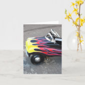 De Auto Notecard van het speelgoed Kaart (Gele Bloem)