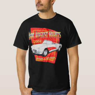 De auto van de auto aan augustus nachten t-shirt