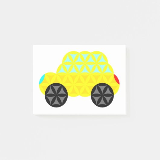 De auto van het leven - heilige vormen A1. Post-it® Notes (Voorkant)