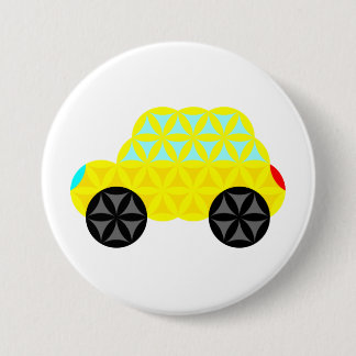 De auto van het leven - heilige vormen A1. Ronde Button 7,6 Cm