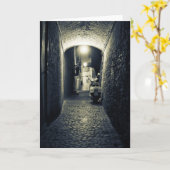 De Autoped van Vespa in Italië Kaart (Gele Bloem)