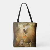 De Autumn Fairy All-Over-Print Canvas tas (Achterkant)