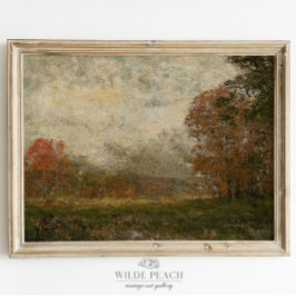 De Autumn Landscape Herfst behandelt het Schilder Poster