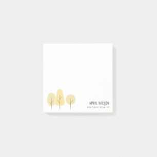 DE AUTUMN VAN HET GEEL VAN DE BEHANDELING DE TRIO  POST-IT® NOTES