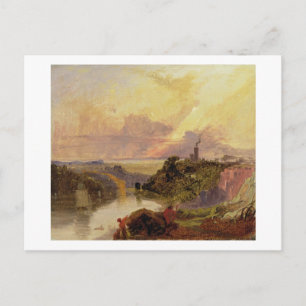 De Avon Gorge op Sunset (olie op papier) Briefkaart