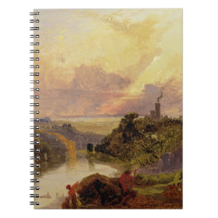 De Avon Gorge op Sunset (olie op papier) Notitieboek