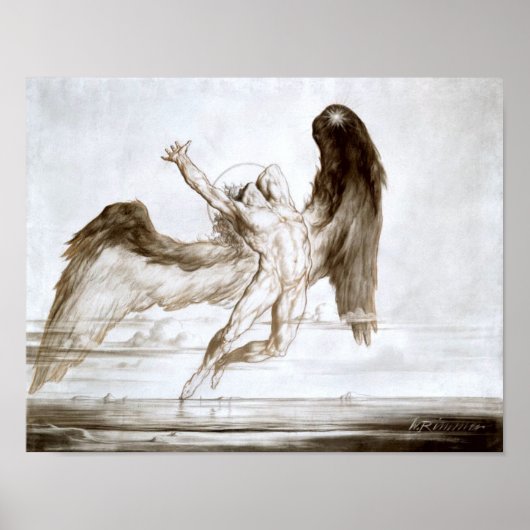 De avond is de Herfst van de dag door William Rimm Poster (Voorkant)