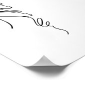 De avond voor de foto welkomstbord poster (Hoek)