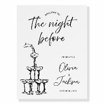 De avond voor het diner op maat is welkom