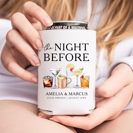 De avond voor het proefhuwelijksdiner blikjeskoeler