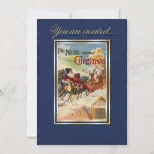 De avond voor Kerstmis Sinterklaas diner Kaart