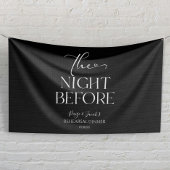 De avond voor minimale bruiloft repetitie diner spandoek