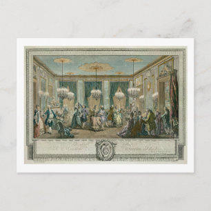 De avondval in het huis van monsieur vii briefkaart