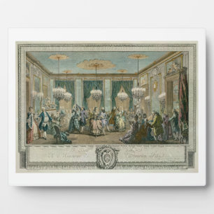 De avondval in het huis van monsieur vii fotoplaat