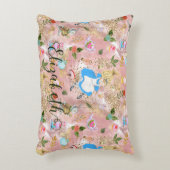 De avonturen van Alice in Wonderland Glitter Name Accent Kussen (Voorkant(Verticaal))