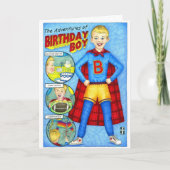 De avonturen van Birthday Boy Kaart (Voorkant)