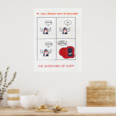 De avonturen van Clippy, Pt. 1 Poster (Keuken)