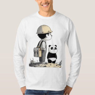 De avonturen van de jonge ingenieur en zijn panda t-shirt