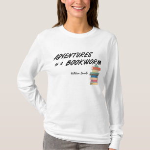 De avonturen van een boekenwurm t-shirt