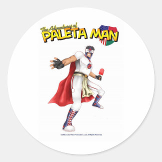 De avonturen van Paleta Man Ronde Sticker