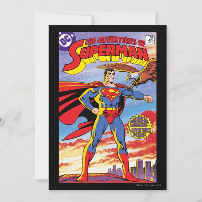 De avonturen van Superman #424 (Voorkant)