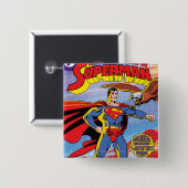 De avonturen van Superman #424 Vierkante Button 5,1 Cm (Voorkant /achterkant)