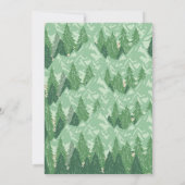 De avontuur begint uitnodiging voor een babyshower (Achterkant)