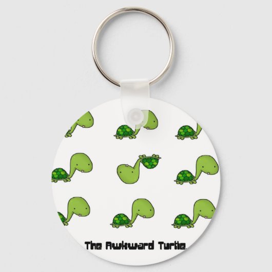 De Awkward Turtle Sleutelhanger (Voorkant)