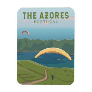 De Azoren Portugal reizen  kunst Magneet