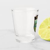 De Azoren Portugal reizen kunst Shot Glas (Links)