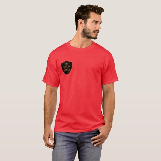 De B-badge T-shirt (Voorkant volledig)