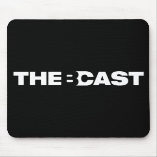 "De B-Cast" zwarte mousepad Muismat