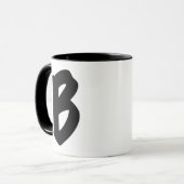 De "B" mok (Voorkant links)