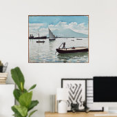 De baai van Napels Poster (Thuiskantoor)