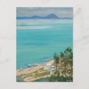 De baai van Tunis, morgen   Sir John Lavery Briefkaart