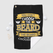 De baard kiest jou golfhanddoek (Insitu)