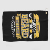 De baard kiest jou golfhanddoek (Horizontaal)