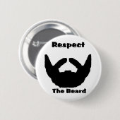 de baard respecteren ronde button 5,7 cm (Voorkant /achterkant)