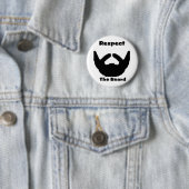 de baard respecteren ronde button 5,7 cm (In situ)