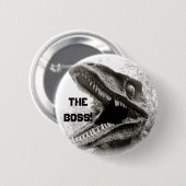 De baas! ronde button 5,7 cm (Voorkant /achterkant)