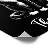 De baas Tuxedo Cat Lover Kitten Tuxedo Cat Eigenaa Poster (Hoek)