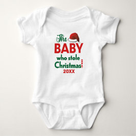 De Baby die Kerstmis met het jaar stal Romper