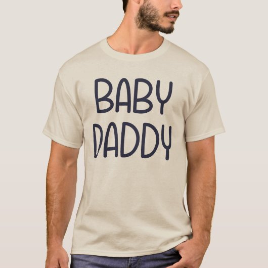 De Baby Mama Baby Dad (d.w.z. vader) T-shirt (Voorkant)