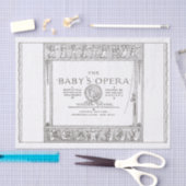 De baby opera  Poster kinderen Tissuepapier (Craft)