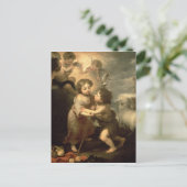De baby's Christus en John de Baptist Briefkaart (Staand voorkant)