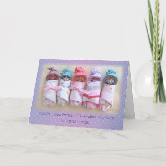 De Babys van de klei: Bedankt aan Mijn Vroedvrouw: (Voorkant)