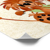 De baby's van het grote Oerwoud van het Canvas per Poster (Hoek)